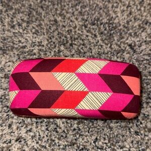 Vera Bradley Pink and Red Sunglasses Case